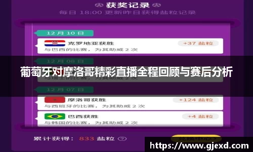 葡萄牙对摩洛哥精彩直播全程回顾与赛后分析